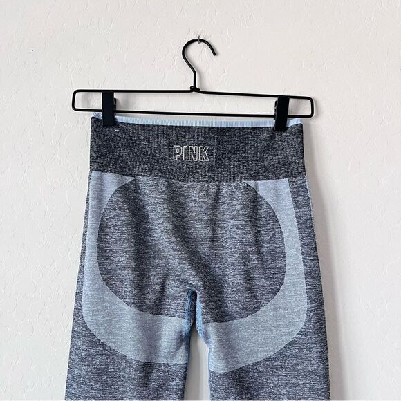 PINK Victoria Secret Seamless Leggings Blue Grey S - Picture 5 of 6